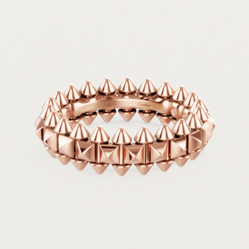 Cartier. Каблучка Clash de Cartier, маленька модель із рожевого золота