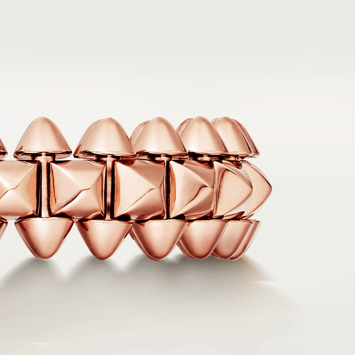 Cartier. Каблучка Clash de Cartier, маленька модель із рожевого золота
