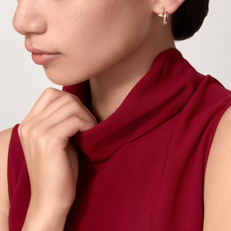 Cartier. Сережки-кільця Juste un Clou, маленька модель із рожевого золота