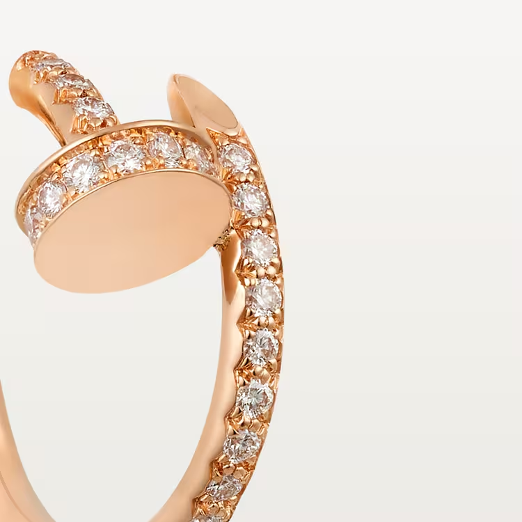 Cartier. Сережки-кільця Juste un Clou, маленька модель із рожевого золота