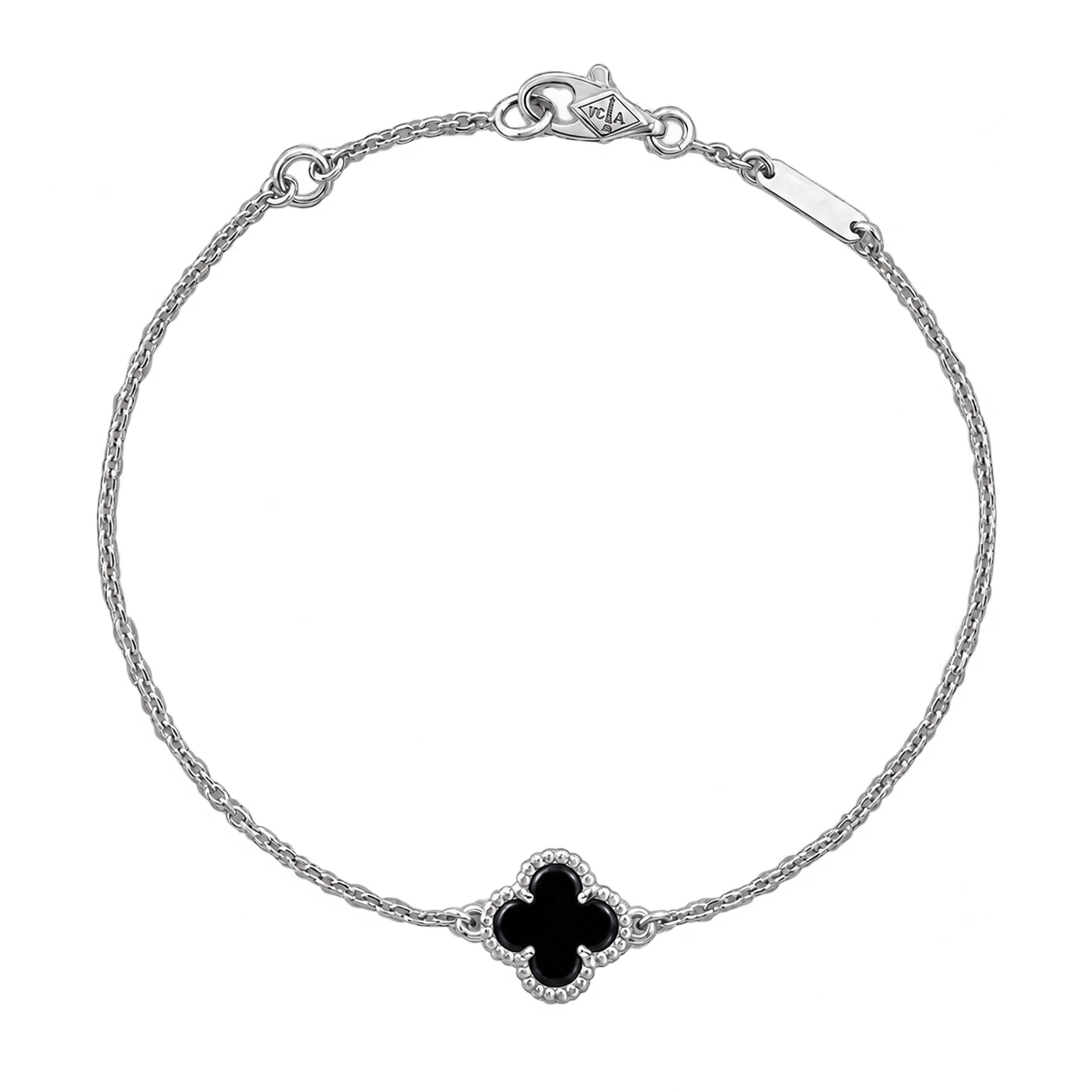 Van Cleef & Arpels. Браслет Sweet Alhambra із білого золота