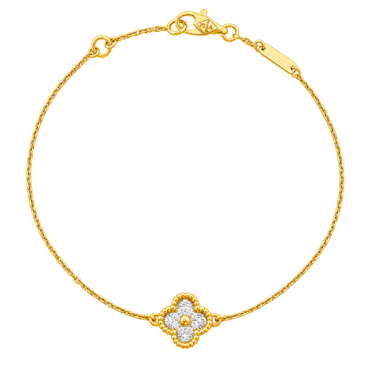 Van Cleef & Arpels. Браслет Sweet Alhambra із жовтого золота