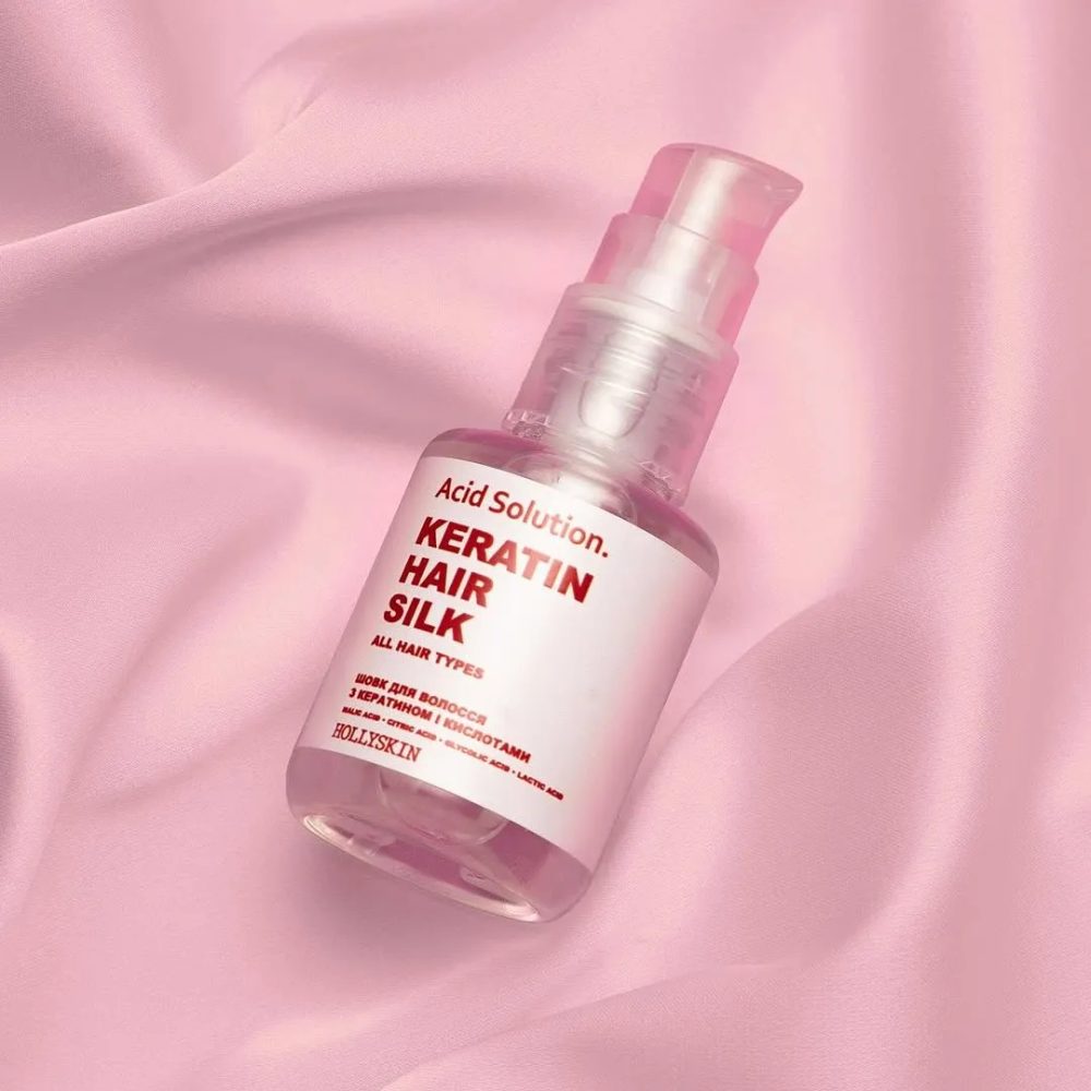 Hollyskin Keratin Hair Silk Acid Solution.