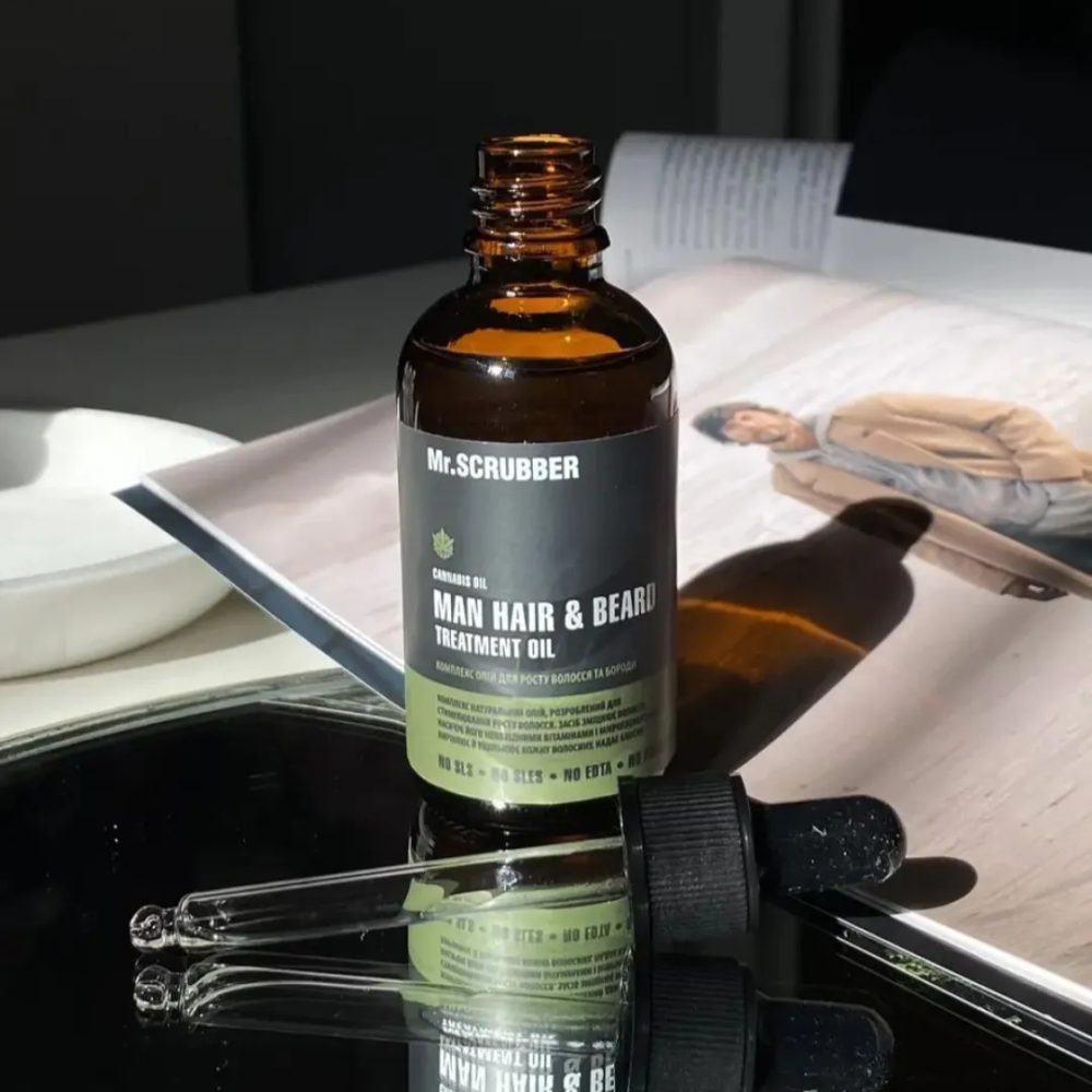 Mr.Scrubber Man Hair&Beard Treatment Oil
