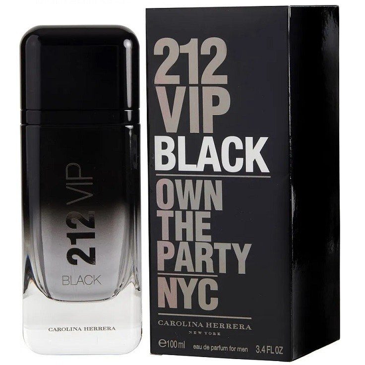 Парфумована вода чоловіча Carolina Herrera 212 VIP Black, 100 ml
