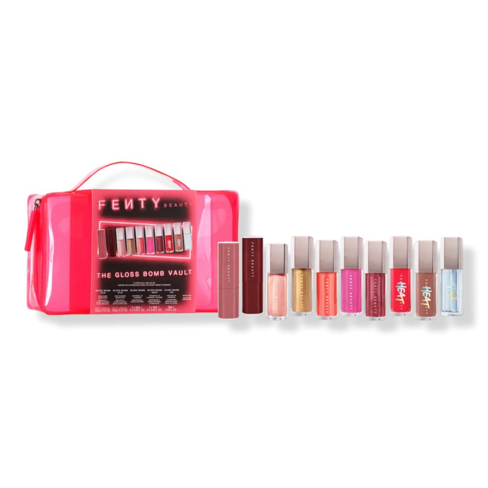 Fenty Beauty The Gloss Bomb Vault 10-Piece Full-Size Lip Set