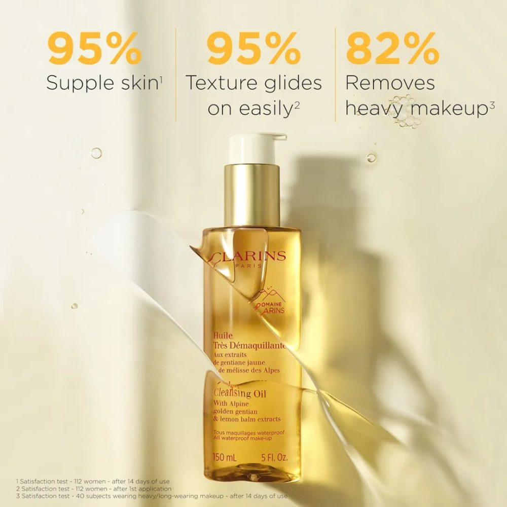 Clarins Total Cleansing Oil - Makeup Removing Facial Cleanser