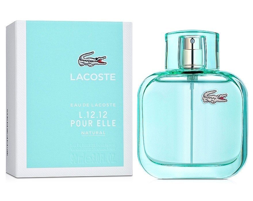 Туалетна вода жіноча Lacoste Eau De L.12.12 Pour Elle Natural, 90 ml