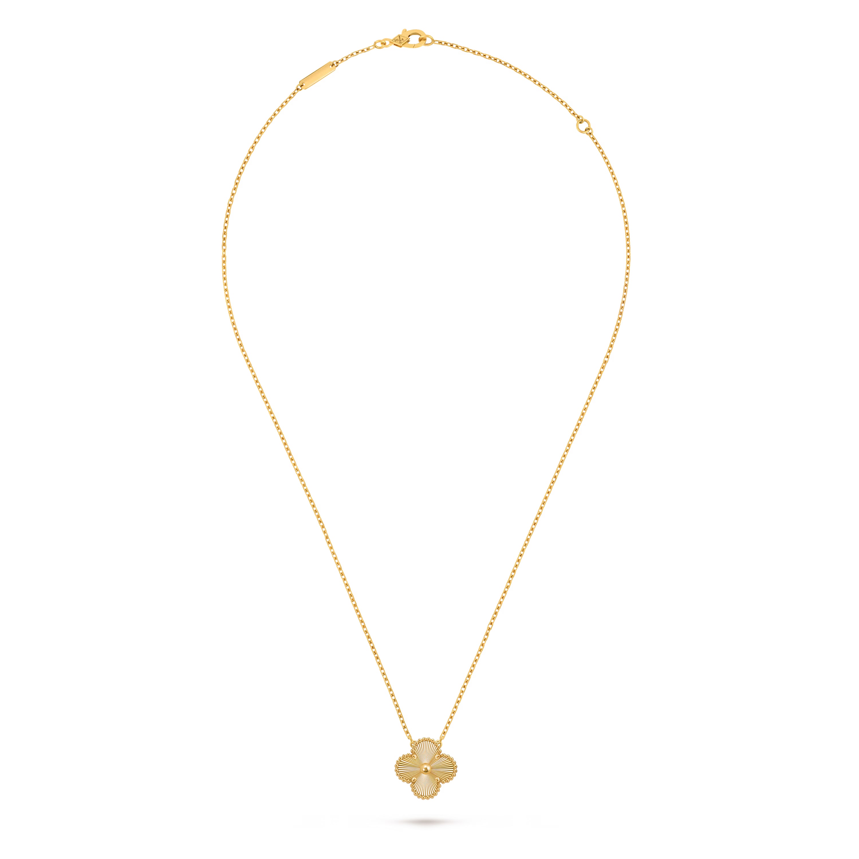 Van Cleef & Arpels. Підвіска Vintage Alhambra іх жовтого золота