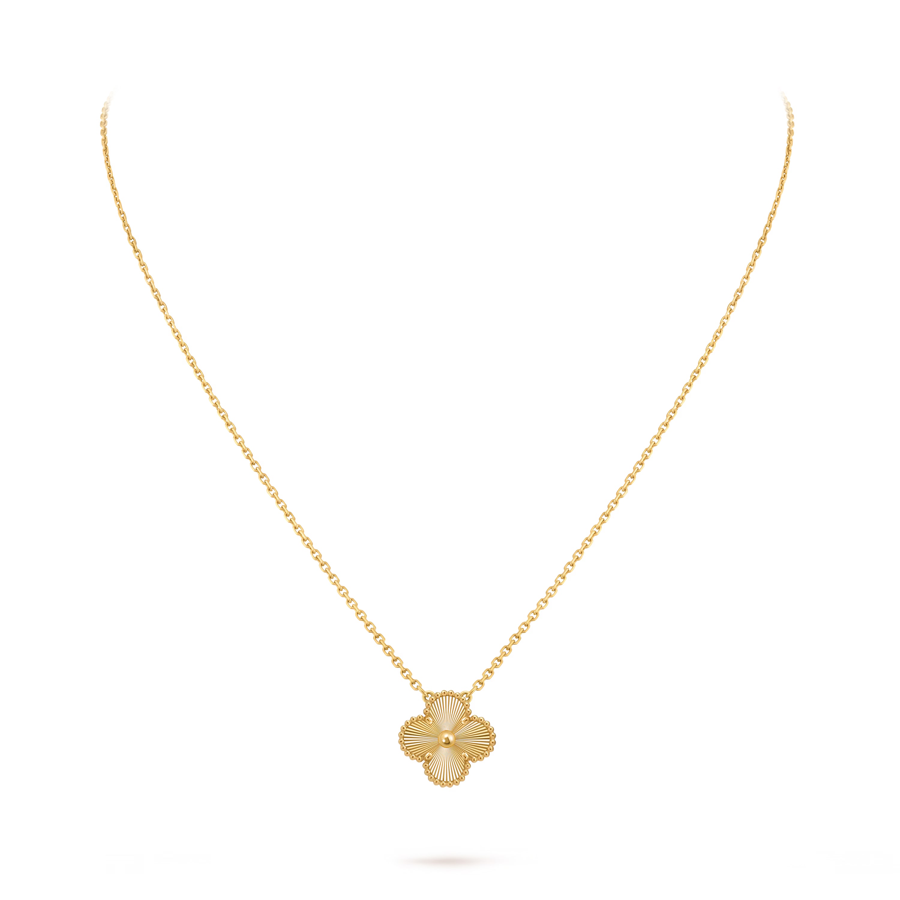 Van Cleef & Arpels. Підвіска Vintage Alhambra іх жовтого золота