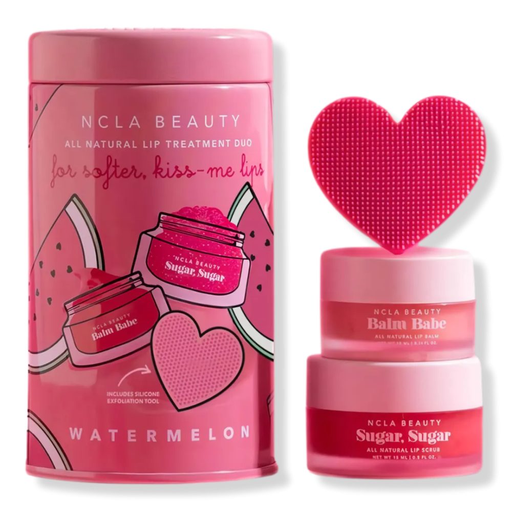 NCLA Beauty Watermelon Lip Care Duo + Lip Scrubber