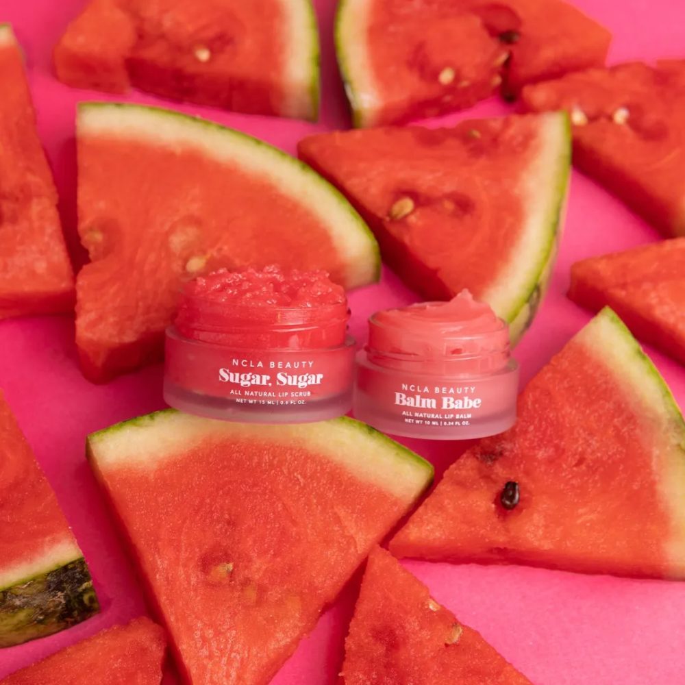 NCLA Beauty Watermelon Lip Care Duo + Lip Scrubber