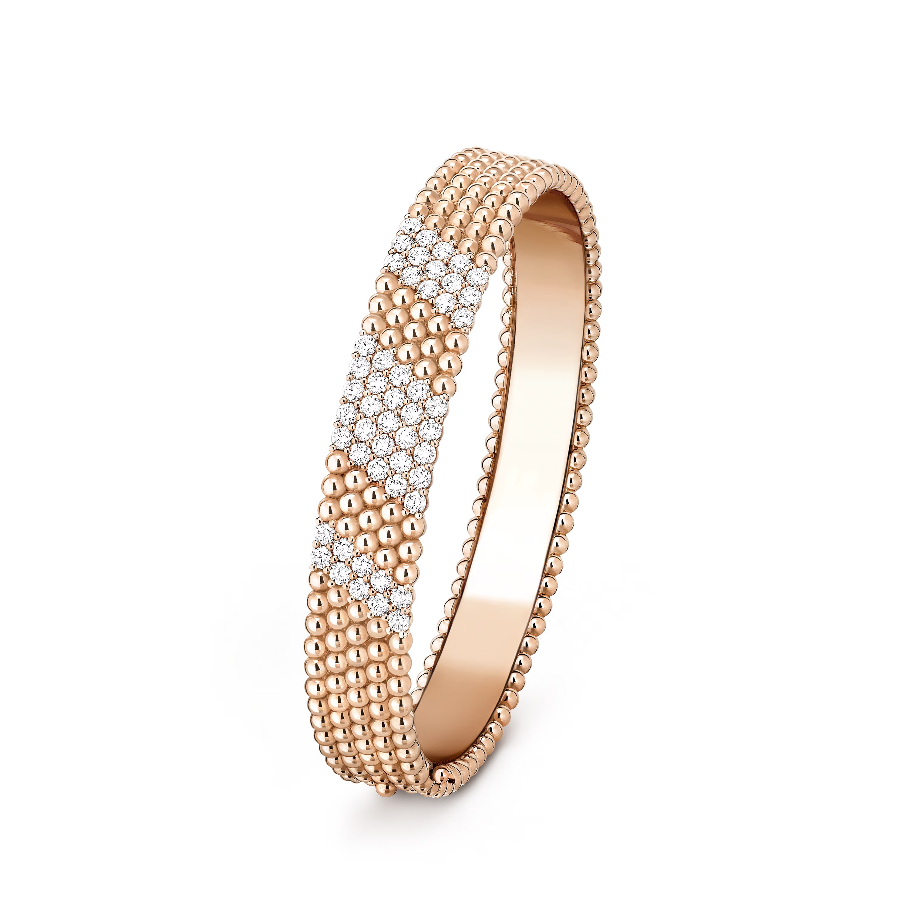 Perlée diamonds браслет, 5 rows, середня модель